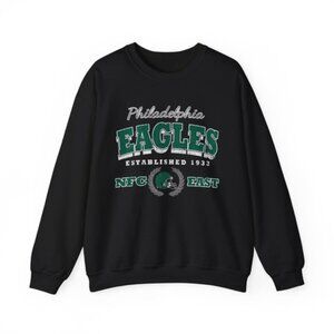 Vintage Philadelphia Eagles Football Crewneck Sweatshirt, Retro NFL Shirt Tee